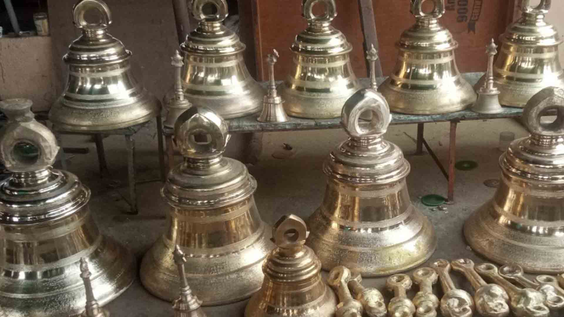 அயோத்தி ராமர் கோயில் கும்பாபிஷேகத்துக்கு 12 ஆலய மணி மற்றும் 36 பிடி மணிகள் அனுப்பி வைப்பு !